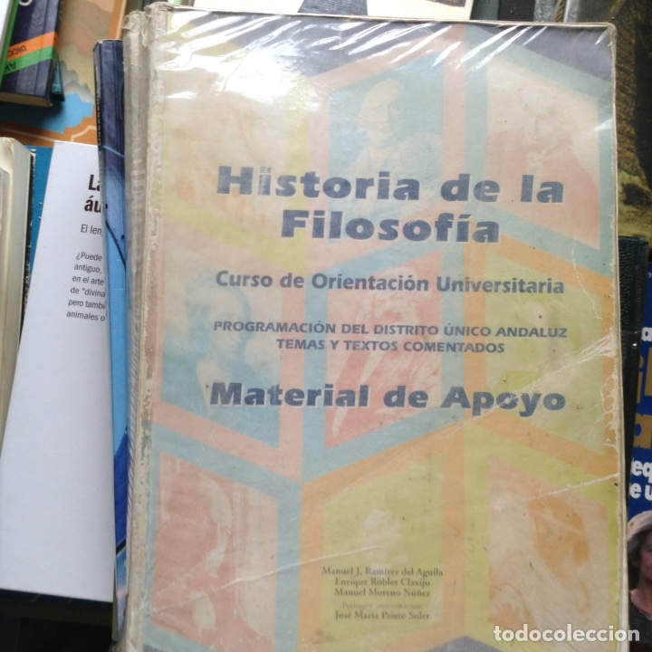 Libros de segunda mano: Historia de la filosof&iacute;a. Material de apoyo - Foto 1