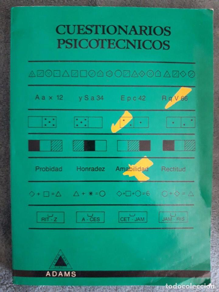 Libros de segunda mano: CUESTIONARIOS PSICOT&Eacute;CNICOS / ADAMS / 1994 - Foto 1
