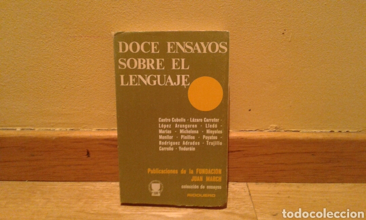 Libros de segunda mano: Doce ensayos sobre el lenguaje -Castro Cubells - Foto 1