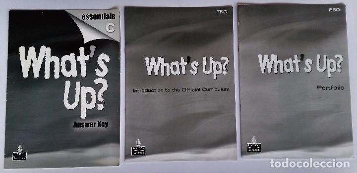 Libros de segunda mano: WHAT`S UP?: ESSENTIALS A Y CD-ROM + ESSENTIALS C Y ANSWER KEY + OFFICIAL CURRICULUM + PORTFOLIO. - Foto 3