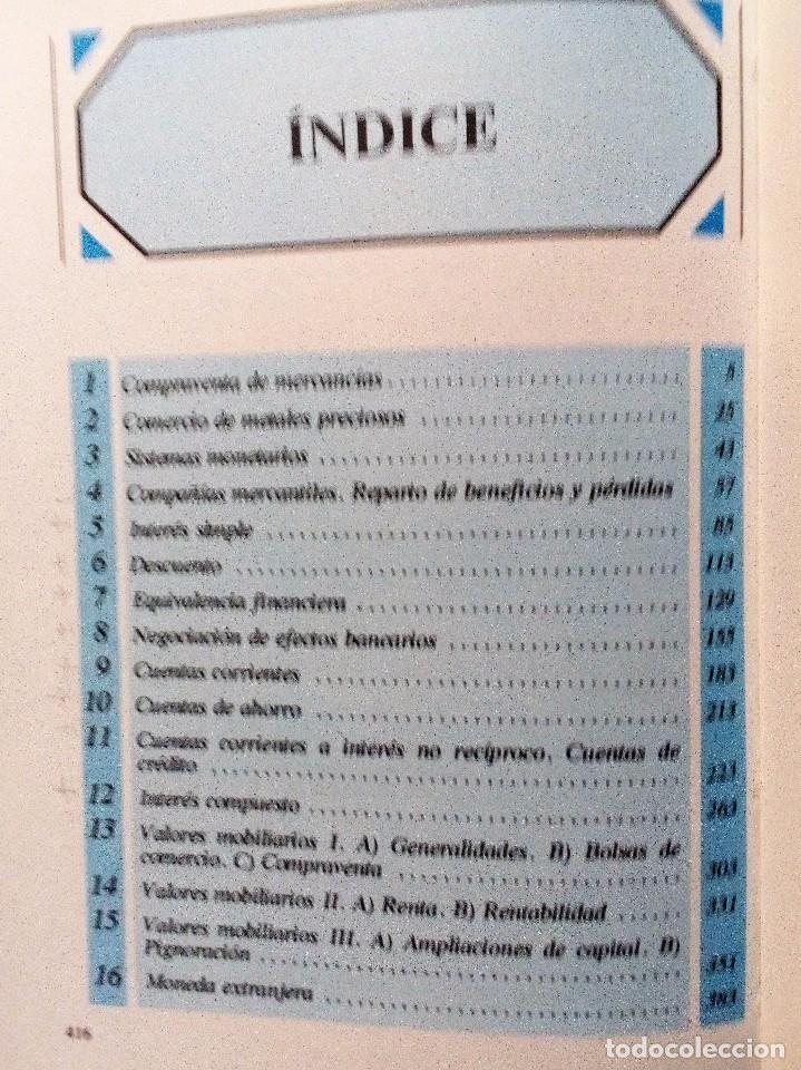 Libros de segunda mano: MATEM&Aacute;TICAS COMERCIALES. FP ADMINISTRATIVA   EDITEX - Foto 4