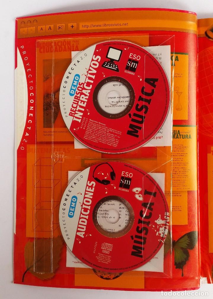 Libros de segunda mano: M&Uacute;SICA I + 2 CDS. PROYECTO CONECTA 2.0. ESO. EDITORIAL SM. - Foto 2