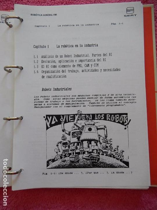 Libros de segunda mano: robotica general seat formacion 2002 - Foto 3