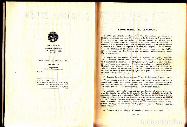 Libros de segunda mano: LIBRO: GRAMATICA ESPA&Ntilde;OLA - SEGUNDO GRADO - 1956 - Foto 2