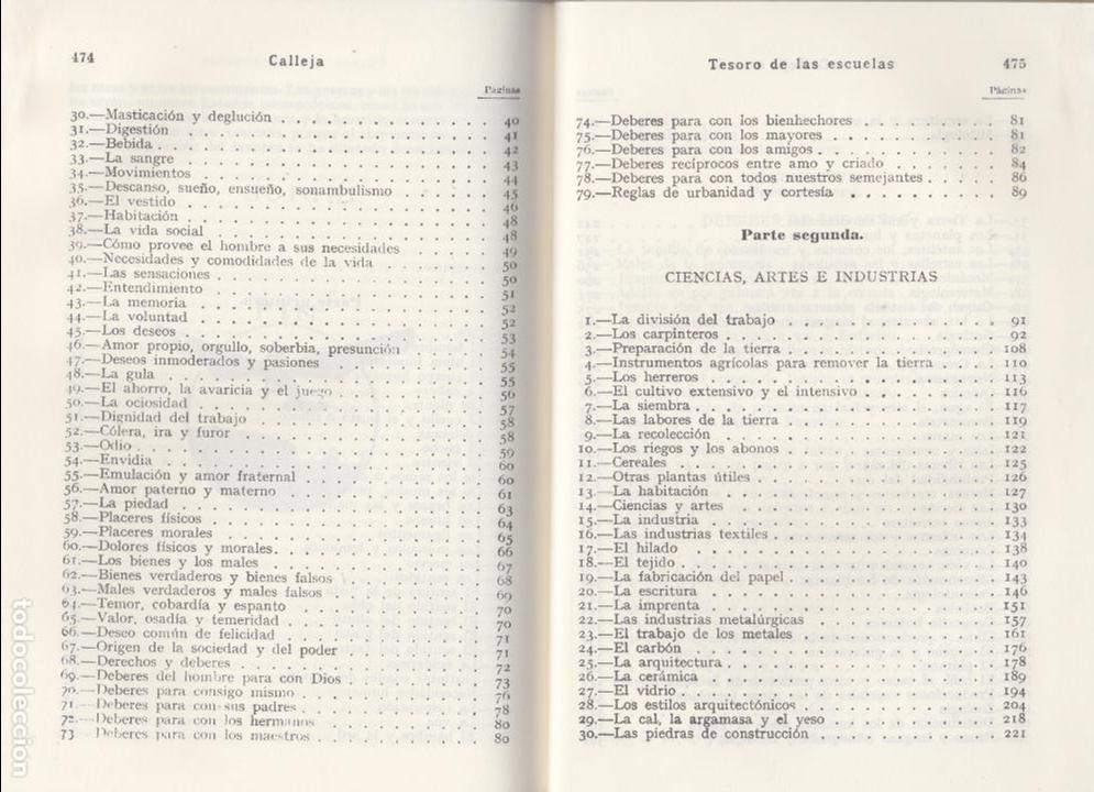 Libros de segunda mano: TESORO de las escuelas ( II ) * CALLEJA * FACS&Iacute;MIL * - Foto 4