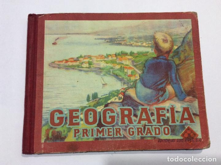Libros de segunda mano: GEOGRAF&Iacute;A PRIMER GRADO EDELVIVES 1946 - Foto 1