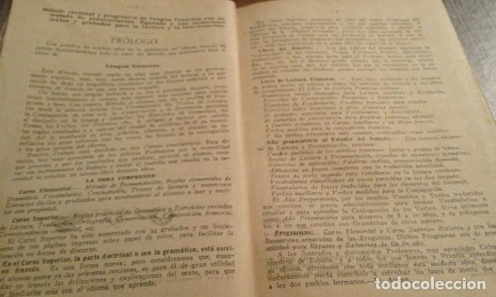 Libros de segunda mano: Lengua Francesa. Curso Elemental - A. Perrier - 1940 - Foto 6
