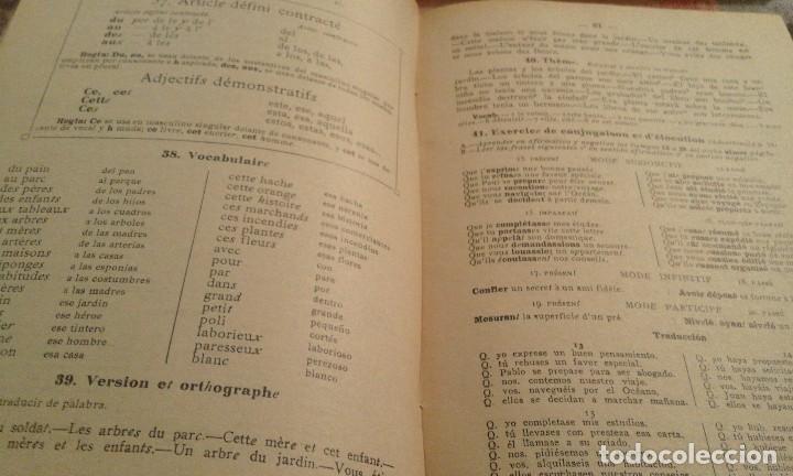 Libros de segunda mano: Lengua Francesa. Curso Elemental - A. Perrier - 1940 - Foto 8