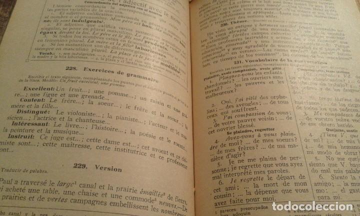 Libros de segunda mano: Lengua Francesa. Curso Elemental - A. Perrier - 1940 - Foto 9
