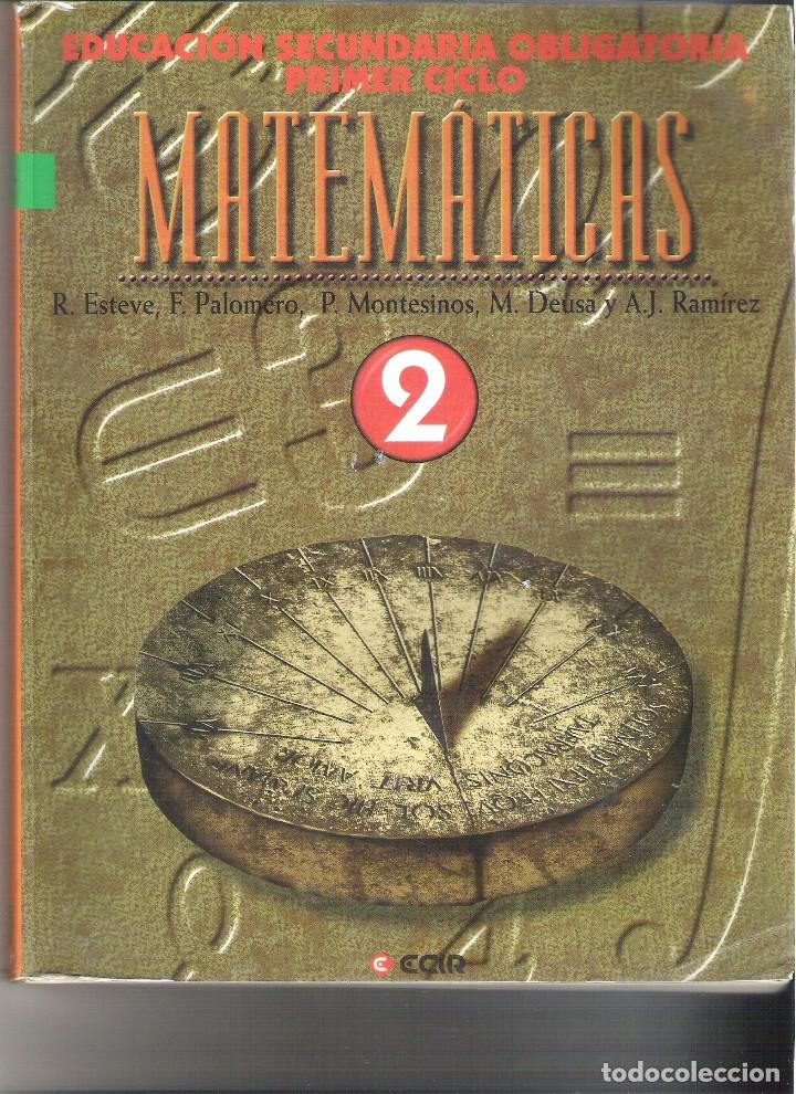 Libros de segunda mano: 1 LIBRO TEXTO A&Ntilde;O 1997 - MATEMATICAS - 2&ordm; ESO ( ECIR - Foto 1