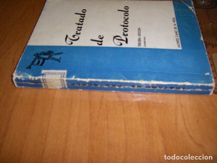 Libros de segunda mano: Tratado de protocolo. Jacinto Cano de la Vega, 3&ordf; edici&oacute;n 1969 - Foto 4