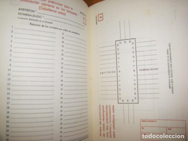 Libros de segunda mano: Tratado de protocolo. Jacinto Cano de la Vega, 3&ordf; edici&oacute;n 1969 - Foto 13