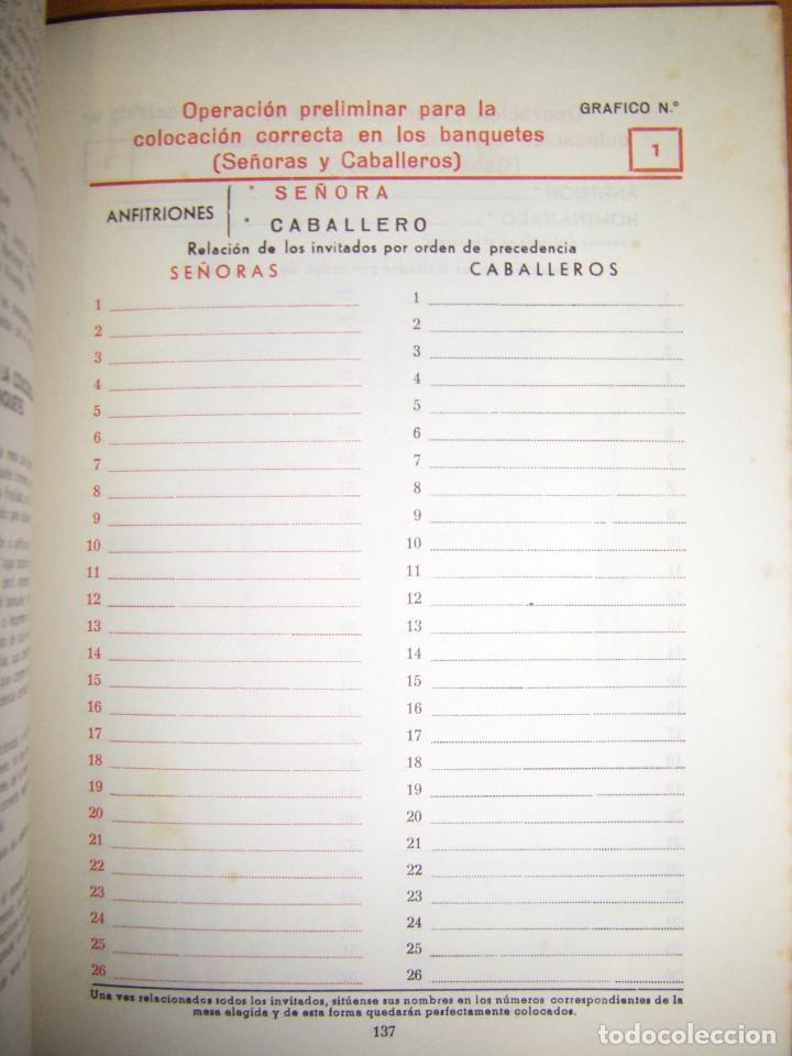 Libros de segunda mano: Tratado de protocolo. Jacinto Cano de la Vega, 3&ordf; edici&oacute;n 1969 - Foto 14