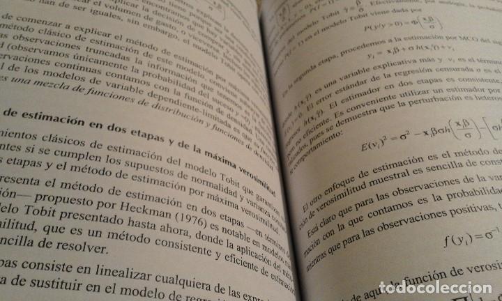 Libros de segunda mano: Microeconometr&iacute;a - J. Arcarons Bullich / Samuel Calonge Ram&iacute;rez - Falta CD - Foto 8