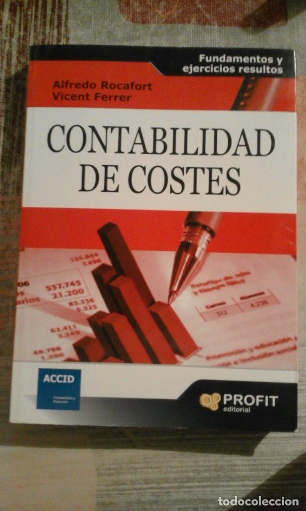 Libros de segunda mano: Contabilidad de costes - Alfredo Rocafort / Vicent Ferrer - Foto 1