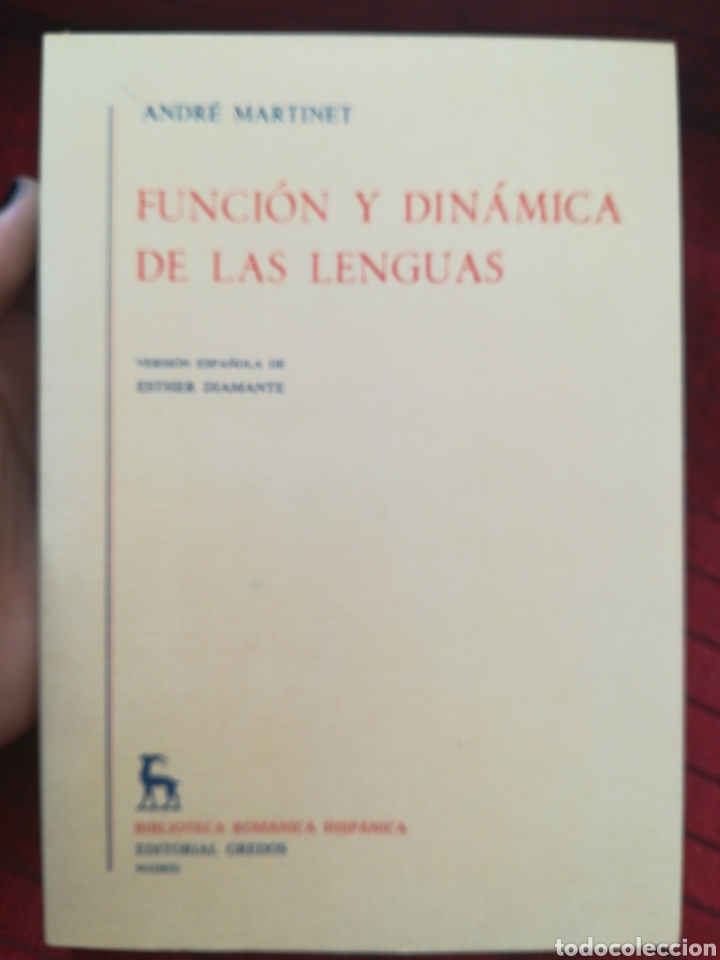Libros de segunda mano: Funci&oacute;n y dinamica de las lenguas Andr&eacute; Martinet - Foto 1