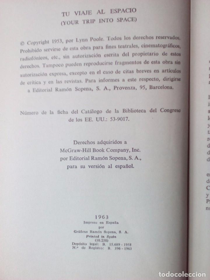 Libros de segunda mano: Tu viaje al espacio, la ciencia moderna. Lynn Poole - Foto 3
