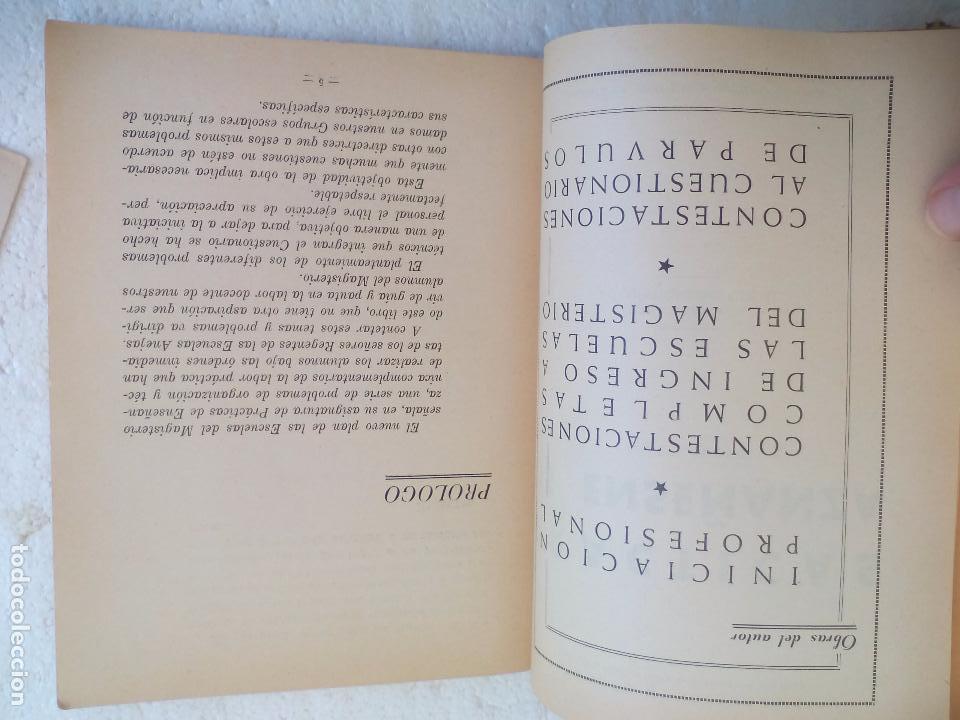 Libros de segunda mano: Practicas de ense&ntilde;anza- Teodoro Agust&iacute;n Rubio. 1958. Primer curso de Magisterio. + programa. - Foto 2