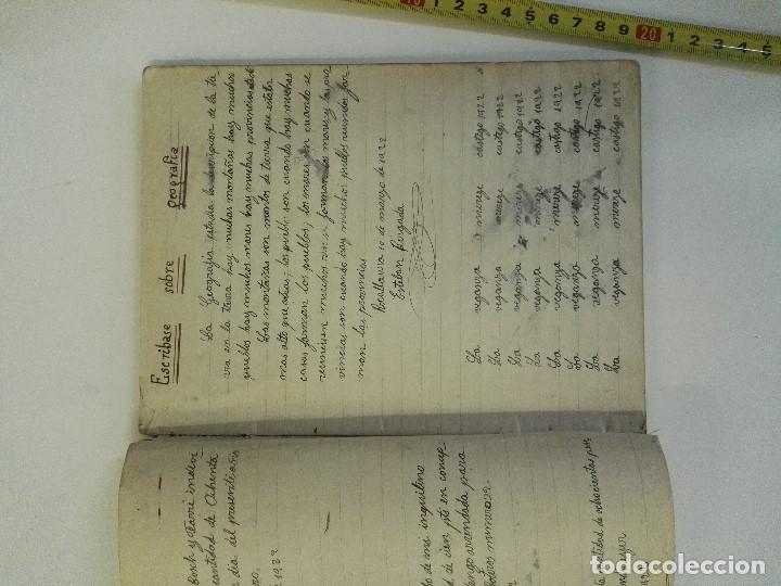 Libros de segunda mano: Libro cuaderno de texto del a&ntilde;o 1922 - Foto 2