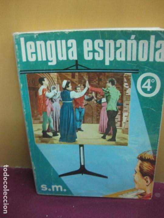 Libros de segunda mano: LENGUA ESPA&Ntilde;OLA. 4&ordm; CURSO. EDICIONES S.M. 1972 - Foto 1