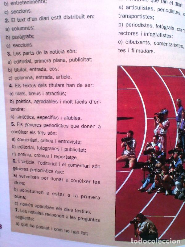 Libros de segunda mano: LLENGUA CATALANA - MITJANS DE COMUNICACI&Oacute; - CREDIT VARIABLE ESO (1997) - Foto 2