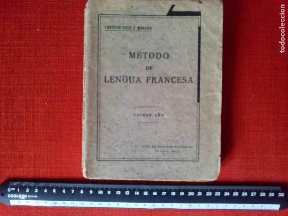 Libros de segunda mano: LIBRO M&Eacute;TODO DE LENGUA FRANCESA PRIMER A&Ntilde;O 1942 - Foto 1