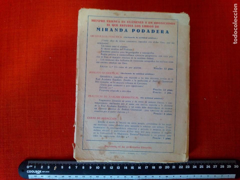 Libros de segunda mano: LIBRO AN&Aacute;LISIS GRAMATICAL CURSO SUPERIOR ED. HERNANDO, 1942 - Foto 2