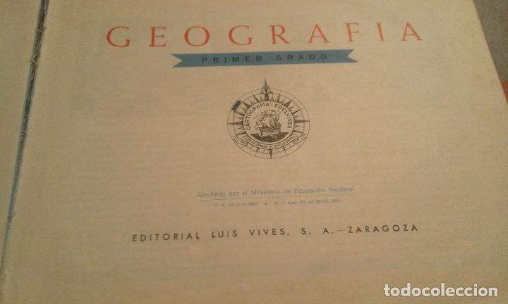 Libros de segunda mano: Geograf&iacute;a Primer Grado - 1960 - Foto 6