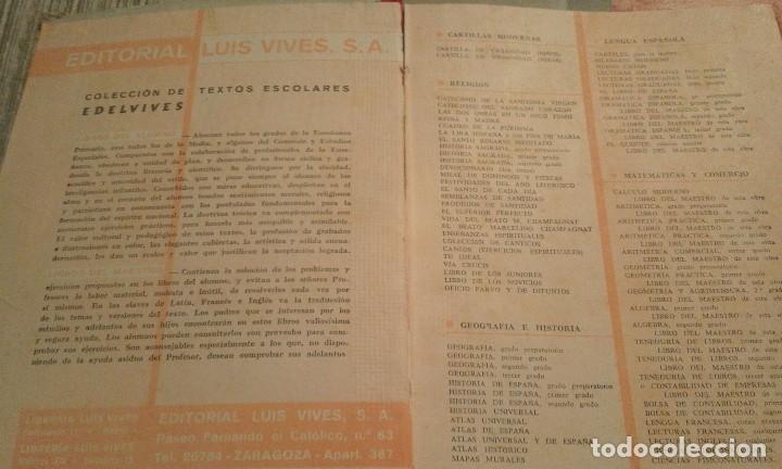 Libros de segunda mano: Aritm&eacute;tica Primer Grado - Ed. Luis Vives 1960 - Foto 3
