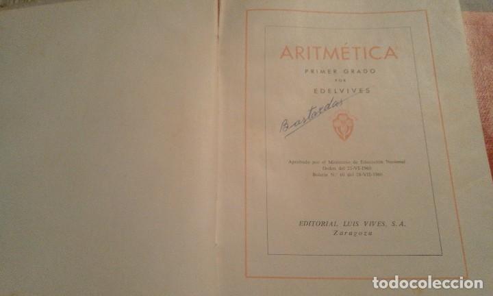 Libros de segunda mano: Aritm&eacute;tica Primer Grado - Ed. Luis Vives 1960 - Foto 4
