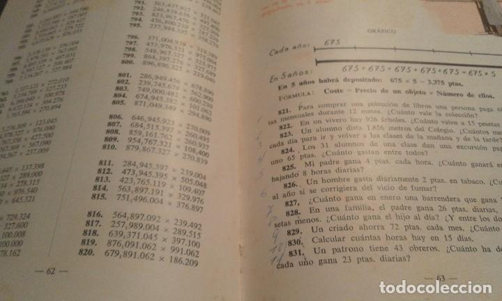 Libros de segunda mano: Aritm&eacute;tica Primer Grado - Ed. Luis Vives 1960 - Foto 10