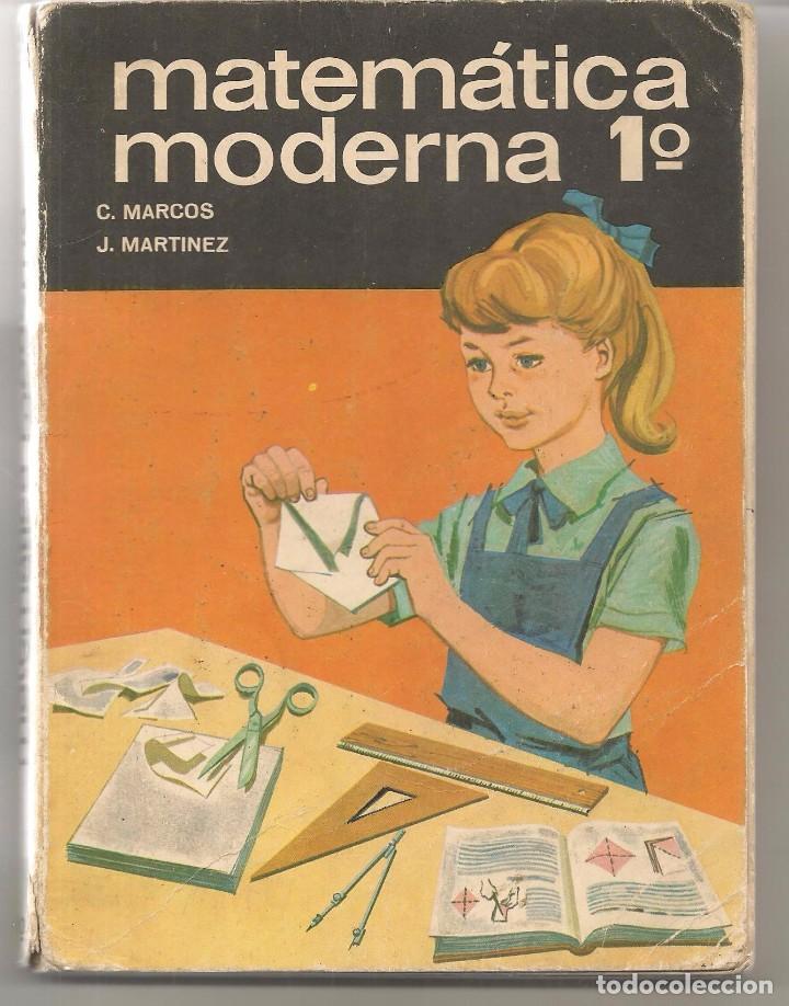 Libros de segunda mano: MATEM&Aacute;TICAS MODERNA 1&ordm;.  EDICIONES S. M. 1967. (P/C13) - Foto 1