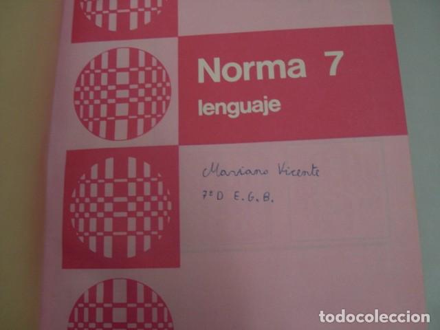 Libros de segunda mano: LIBRO DE LENGUAJE - NORMA 7 - 1973 - EDITORIAL SANTILLANA - Foto 4