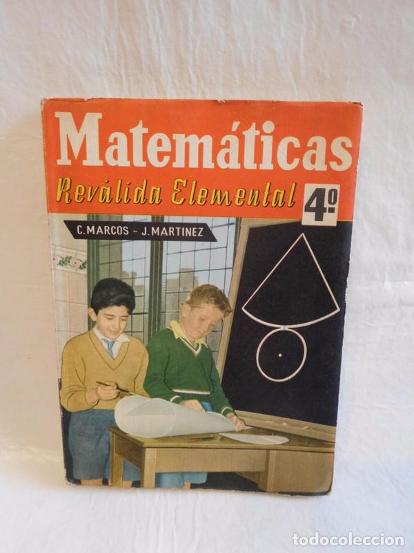 Libros de segunda mano: M69 LIBRO DE TEXTO MATEMATICAS 4&ordm;. ED. SM. A&Ntilde;O 1962. REVALIDA ELEMENTAL. - Foto 1