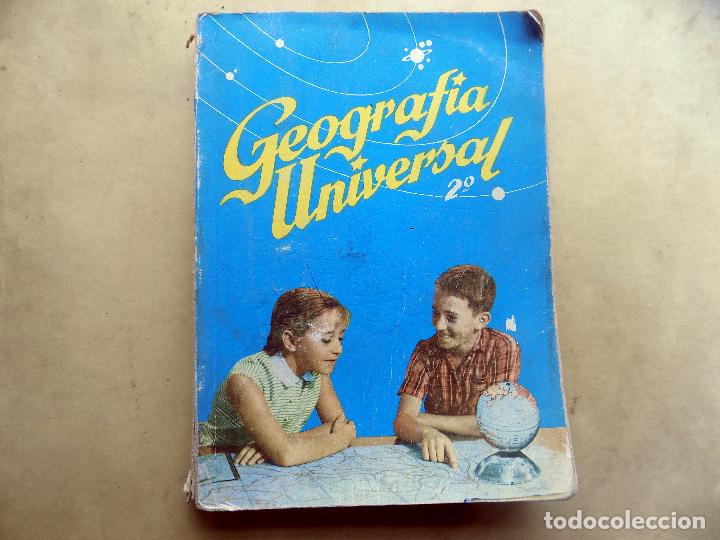 Libros de segunda mano: GEOGRAFIA UNIVERSAL. 2 CURSO. 1964. MADRID. - Foto 1