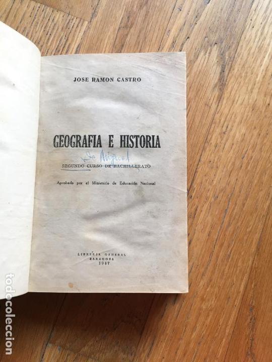 Libros de segunda mano: GEOGRAFIA E HISTORIA, Jose Ramon Castro - Foto 1
