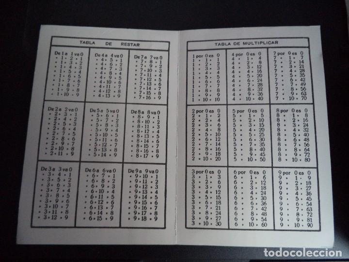 Libros de segunda mano: Antigua y util tabla de multiplicar - Foto 2 - 301517068