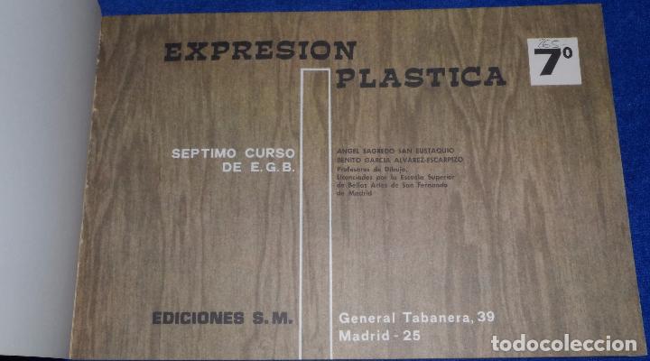 Libros de segunda mano: Expresi&oacute;n Pl&aacute;stica - 7&ordm; EGB - Ediciones SM (1979) - Foto 2
