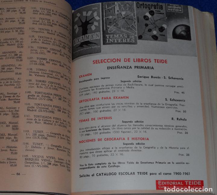 Libros de segunda mano: Cat&aacute;logo General - Libros de ense&ntilde;anza - Curso 1960 1961 - INLE - Foto 5