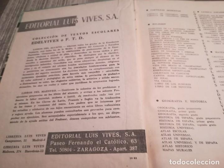 Libros de segunda mano: Tenedur&iacute;a - Segundo grado - Edelvives 1963 - Foto 3