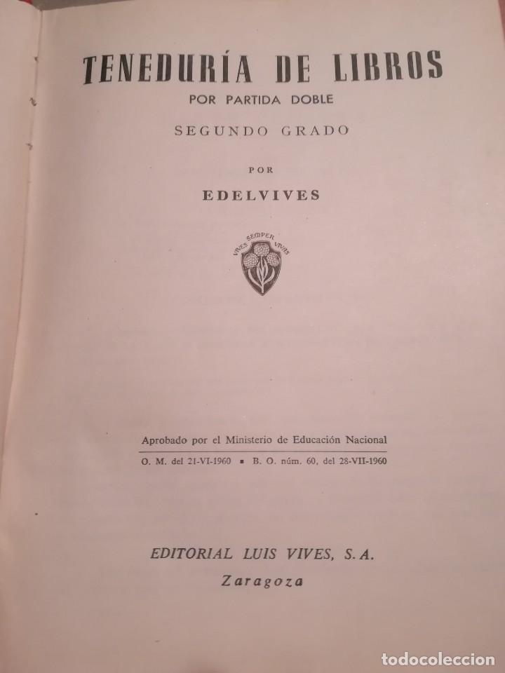 Libros de segunda mano: Tenedur&iacute;a - Segundo grado - Edelvives 1963 - Foto 4