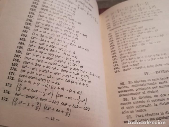Libros de segunda mano: Nociones de &Aacute;lgebra - Ediciones Bru&ntilde;o - 1961 - Foto 5