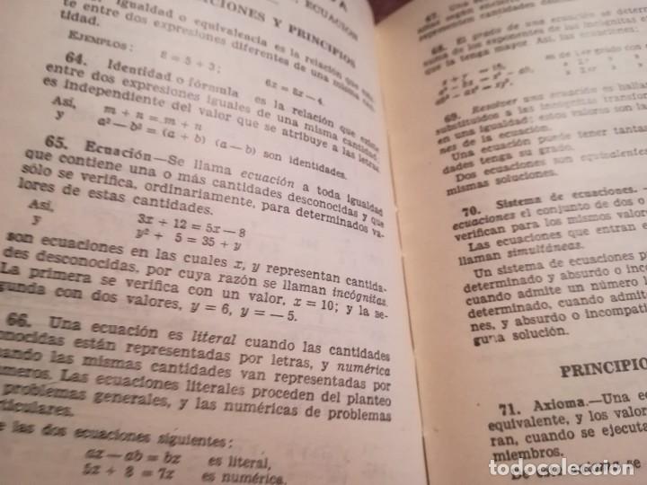 Libros de segunda mano: Nociones de &Aacute;lgebra - Ediciones Bru&ntilde;o - 1961 - Foto 6