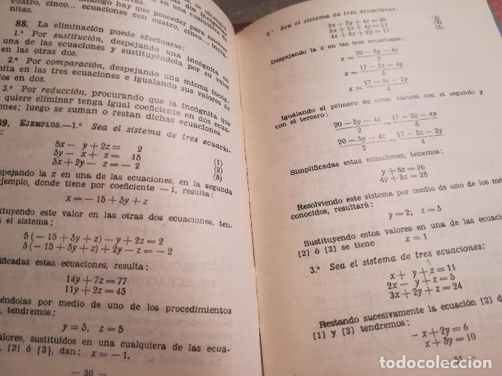 Libros de segunda mano: Nociones de &Aacute;lgebra - Ediciones Bru&ntilde;o - 1961 - Foto 7