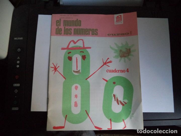 Libros de segunda mano: Cuaderno de escuela El Mundo de los Numeros - Curso 1 - Foto 1