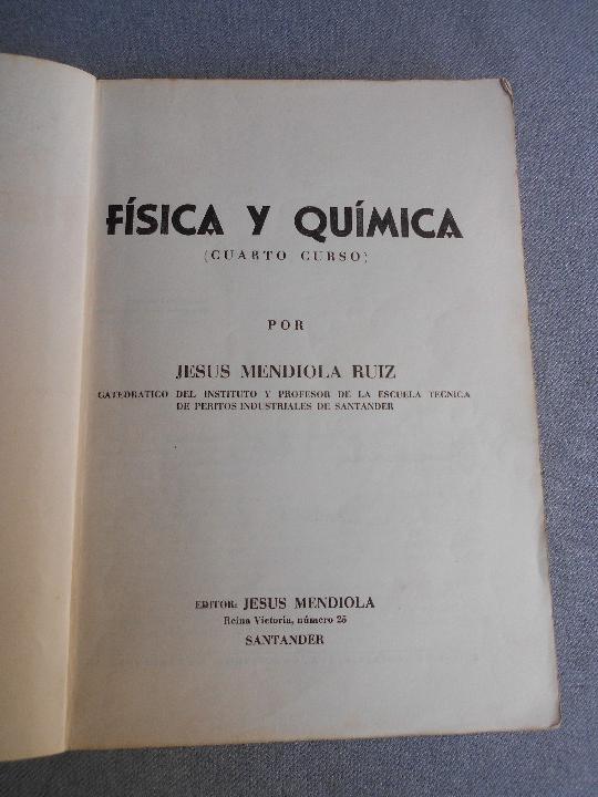 Libros de segunda mano: FISICA Y QUIMICA. 4&ordm; CURSO - Foto 3