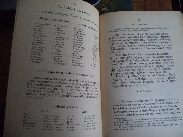 Libros de segunda mano: Metodo de Frances segundo curso tapas de carton 1953 ediciones Bru&ntilde;o - Foto 4