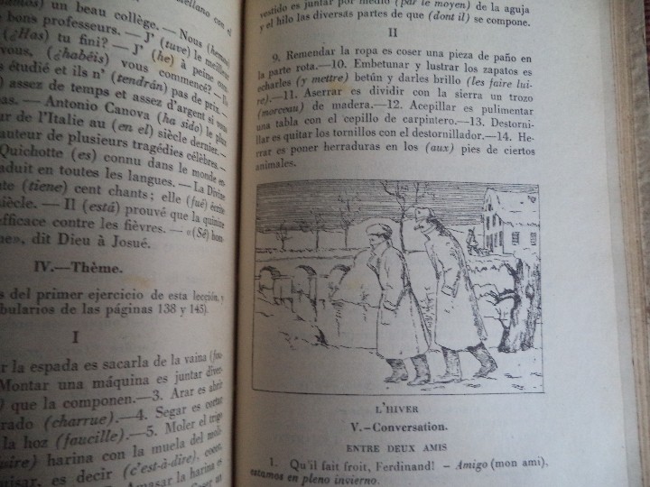 Libros de segunda mano: Metodo de Frances segundo curso tapas de carton 1953 ediciones Bru&ntilde;o - Foto 7