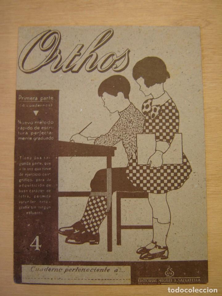 Libros de segunda mano: Cuaderno Orthos n&ordm; 4 , primera parte - Foto 1