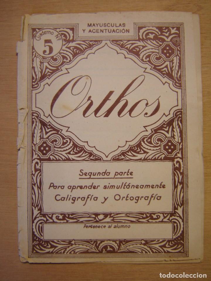 Libros de segunda mano: Cuaderno Orthos n&ordm; 5 ,Segunda parte - Foto 1